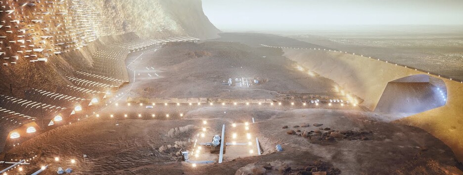 Як виглядатиме перше місто на Марсі: архітектори показали проект і фото