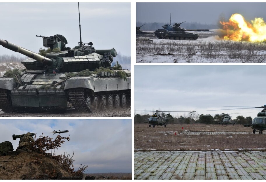 Масштабные учения ВСУ продолжаются - новые фото, применяют танки и вертолеты - фото 1